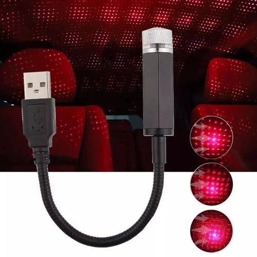 USB Powered Galaxy Star Projector Lamp for Car Roof Or Room Ceiling