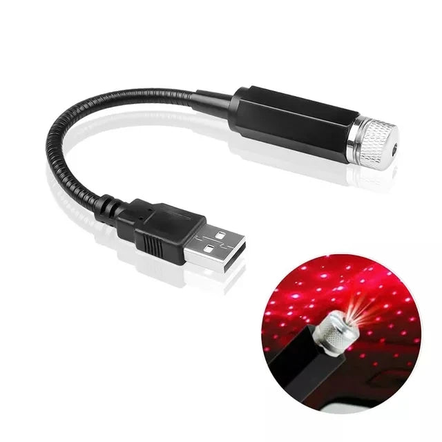 USB Powered Galaxy Star Projector Lamp for Car Roof Or Room Ceiling